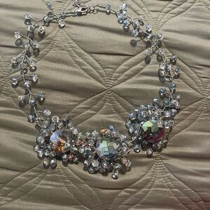 Elegant “Moonbeam Crystal Vineyard” Necklace